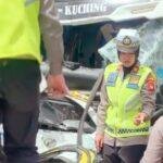 Kecelakaan Beruntun di Sanggau, Sopir Truk Tewas