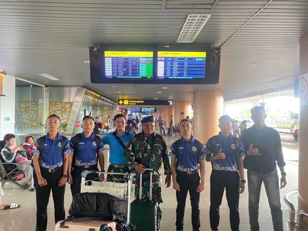 Empat Putra Kalbar Berangkat Ikuti Seleksi Pusat Cata TNI AL di Tanjung Uban