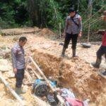 Penertiban PETI di Entikong, Mesin Dompeng Dimusnahkan