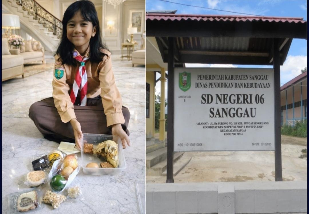 Menu MBG Hari Ini Lebih Istimewa, Murid SDN 06 Sungai Sungkuang Mengaku Senang
