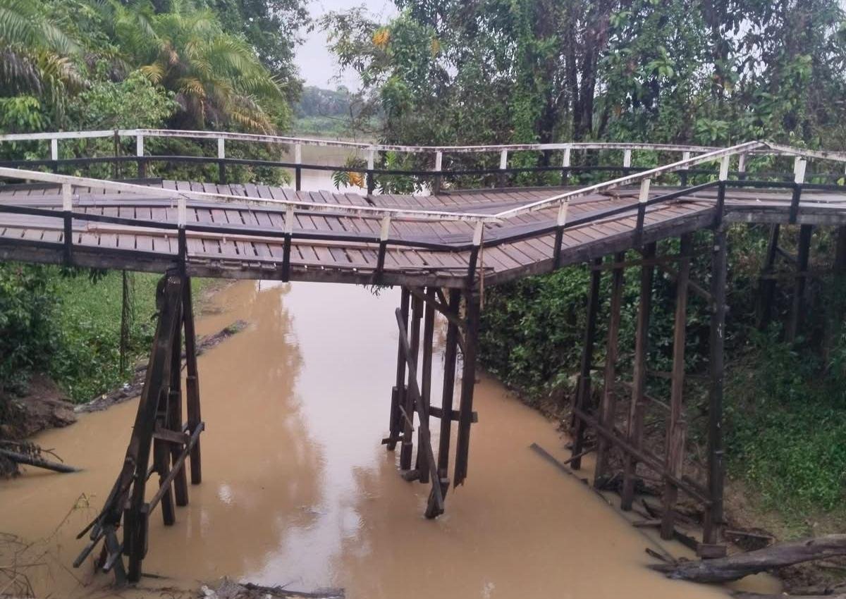 Jembatan Rusak Parah di Semerangkai, Warga Minta Tolong PT CUT Peduli