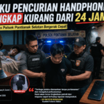 Jatanras Pontianak Selatan Bekuk Pelaku Pencurian HP Kurang Dari 24 Jam