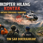 Helikopter dari Melawi Hilang Kontak di Jalur Sekadau–Sanggau