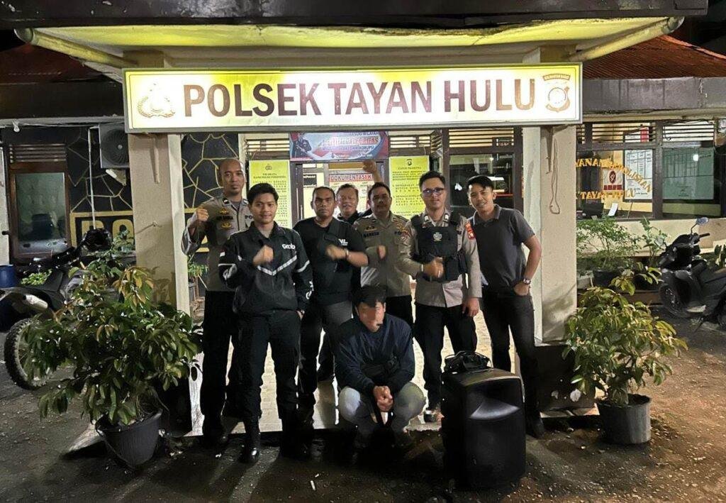 Pelaku Curi Sound Gereja di Tayan Hulu Ditangkap Kurang dari 1 Hari