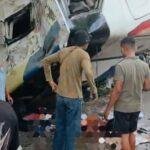 Kronologis Lengkap, Bus Penumpang Alami Laka di Penyeladi Sanggau