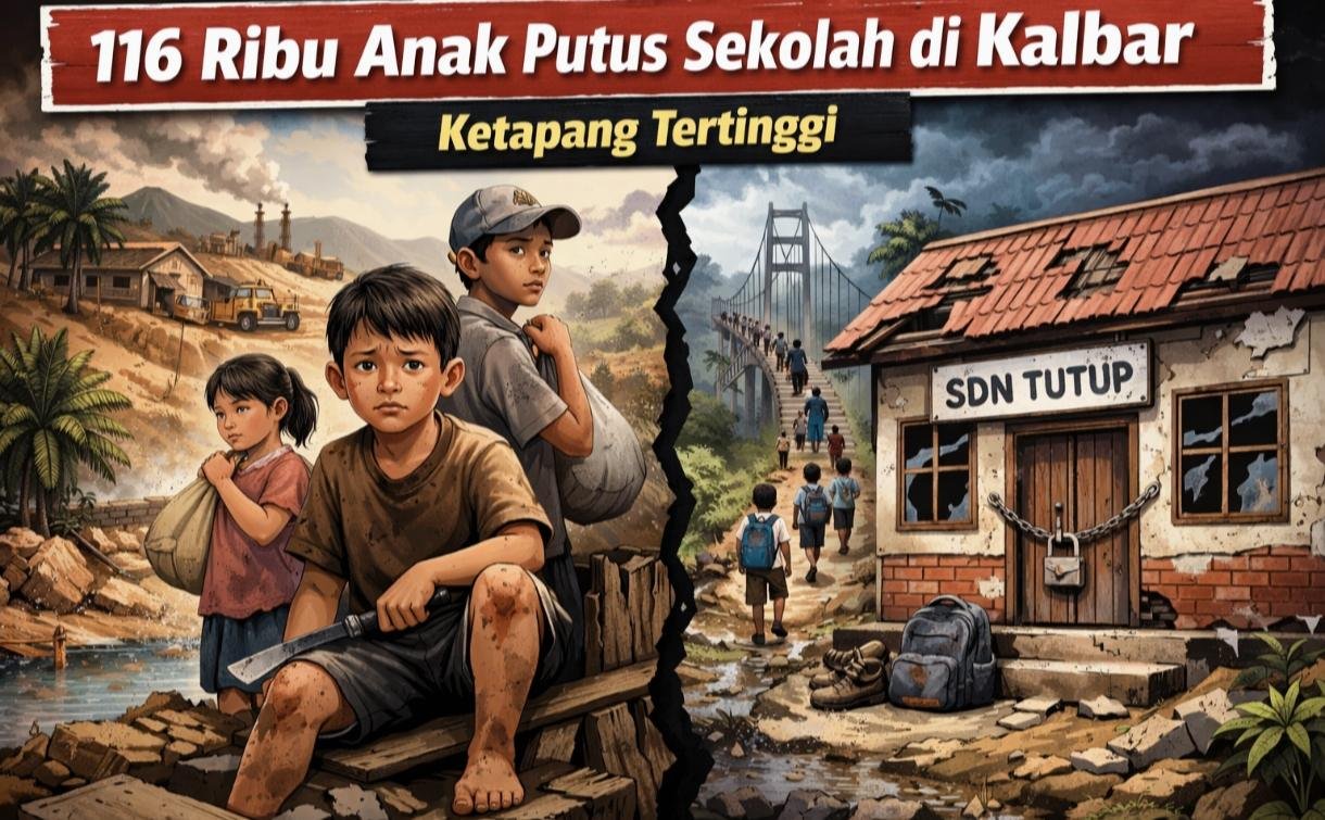 116 Ribu Anak Putus Sekolah di Kalbar, Ketapang Paling Parah