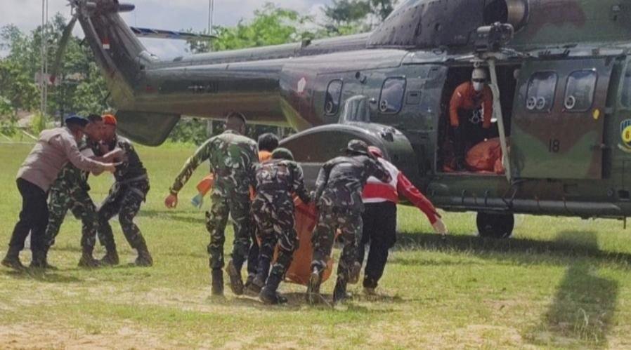 Update Terbaru Heli Jatuh Sekadau, 8 Jenazah Diterbangkan ke Pontianak