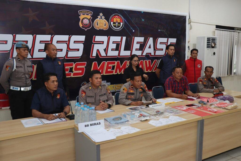 Polres Mempawah Bongkar Belasan Kasus Penyakit Masyarakat