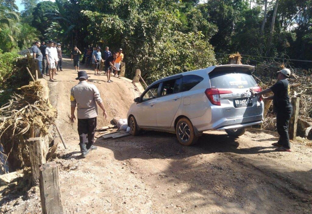 Menjelang Gawai Dayak, Jembatan Temurak Justru Kembali Rusak