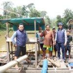 Patroli Besar di Perairan Sungai Kapuas dan Sungai Sekadau, Polisi Temukan Lanting PETI
