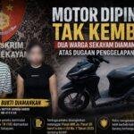 Motor Dipinjam Tak Kembali, Dua Warga Sekayam Diamankan Polisi