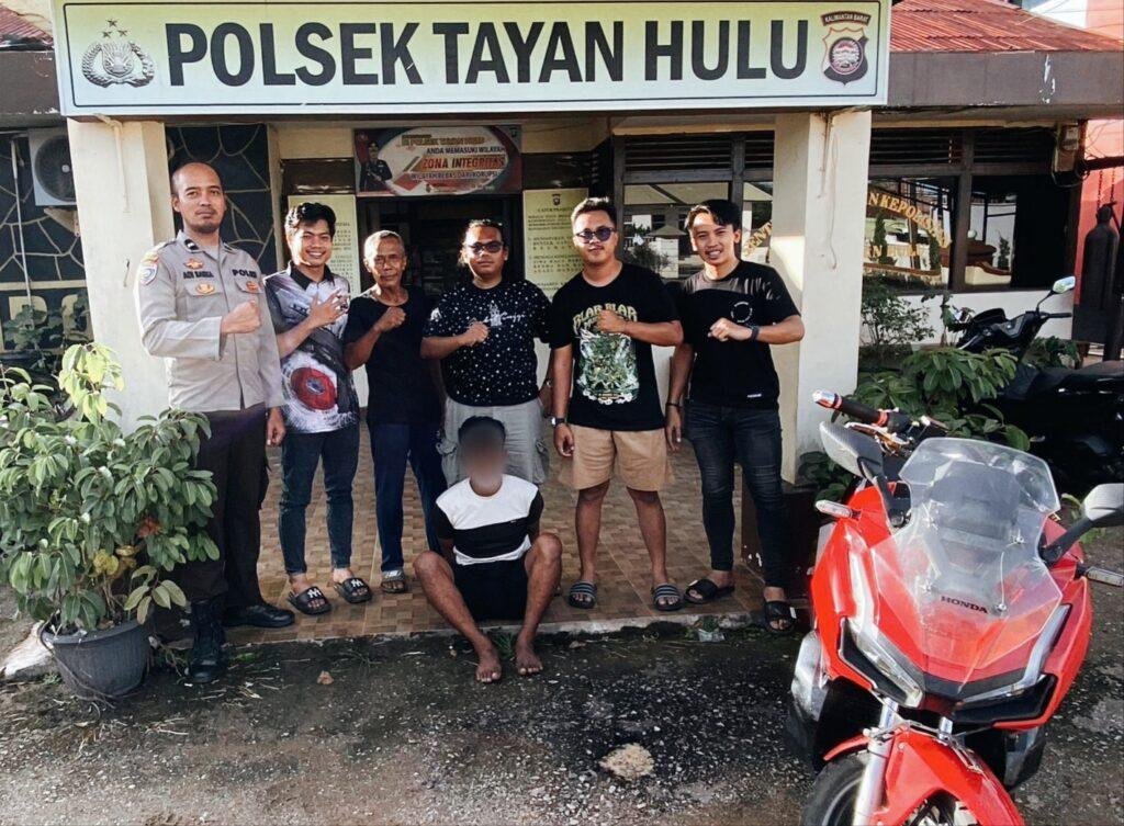 Dari Entikong ke Tayan Hulu! Pelaku Penggelapan Motor Akhirnya Tertangkap