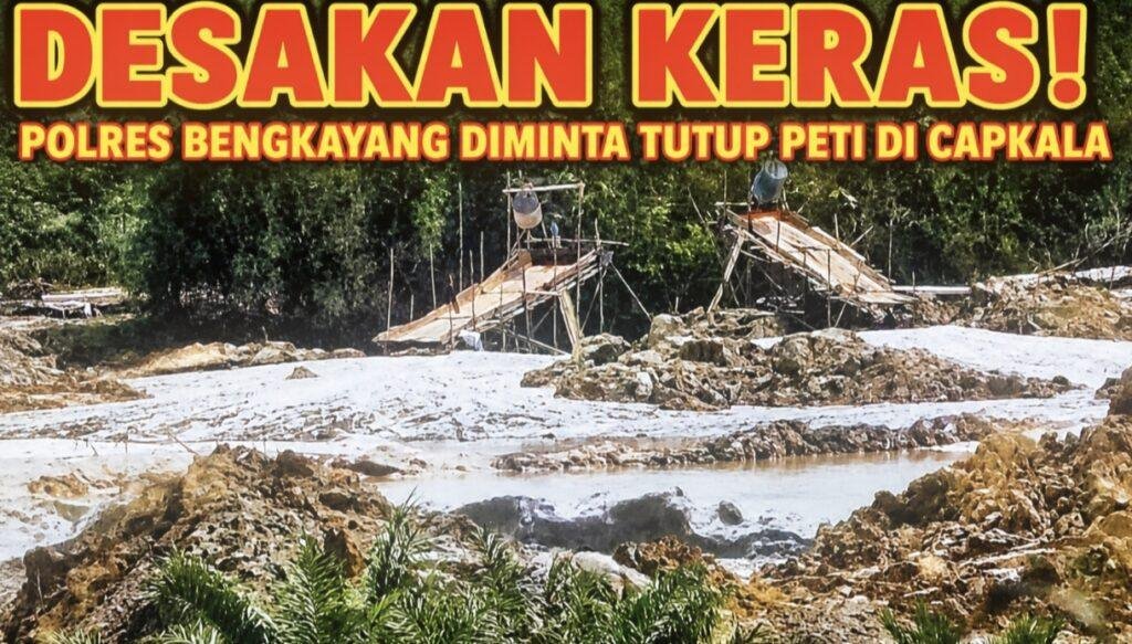 Desakan Keras! Polres Bengkayang Diminta Tutup PETI di Capkala