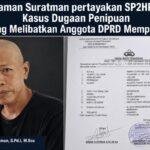 Maman Suratman Pertayakan Kinerja Polres Mempawah di Laporan Kasus Dugaan Penipuan
