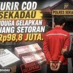 Kurir COD Sekadau Diduga Gelapkan Uang Setoran Rp98,8 Juta