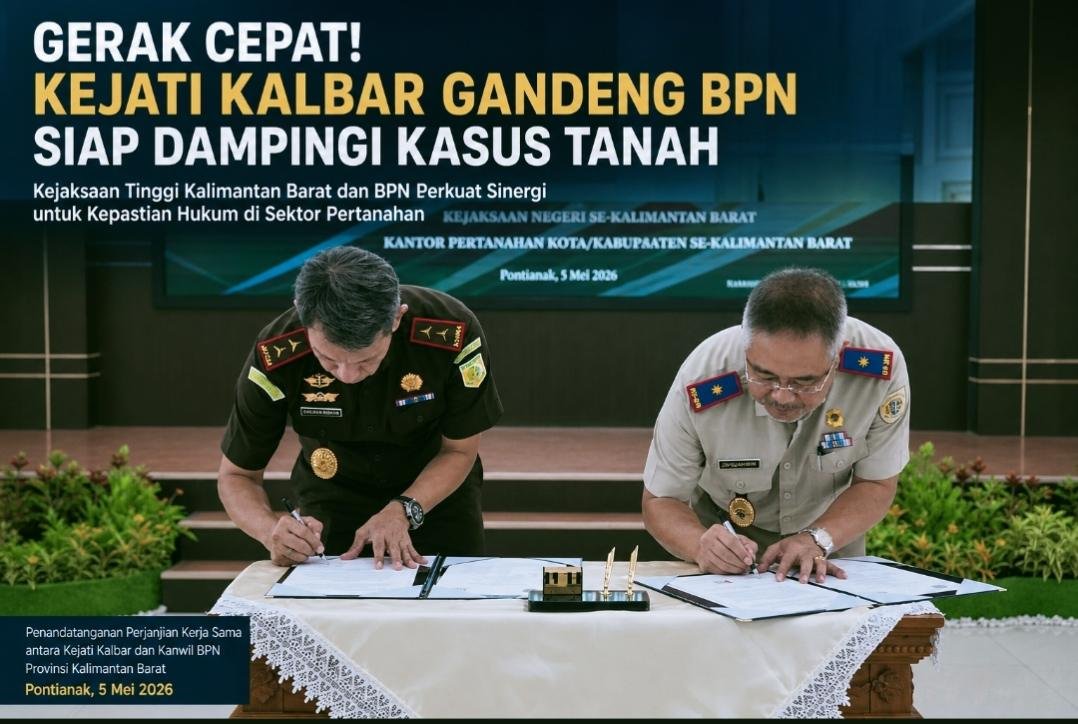 Gerak Cepat! Kejati Kalbar Gandeng BPN Siap Dampingi Kasus Tanah