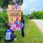 Angka Kecelakaan Jadi Sorotan, Satlantas Sanggau Pasang Banner Keselamatan