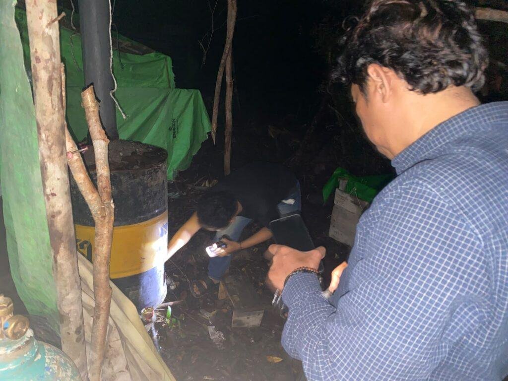 Operasi Tengah Malam di Semoncol, Polres Sanggau Sita 80 Gram Emas Hasil Tambang Ilegal