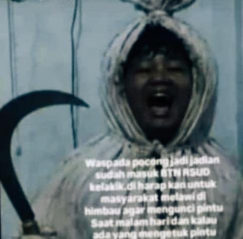Bikin Geger di Melawi, Foto Pocong Viral Ternyata Hasil Editan