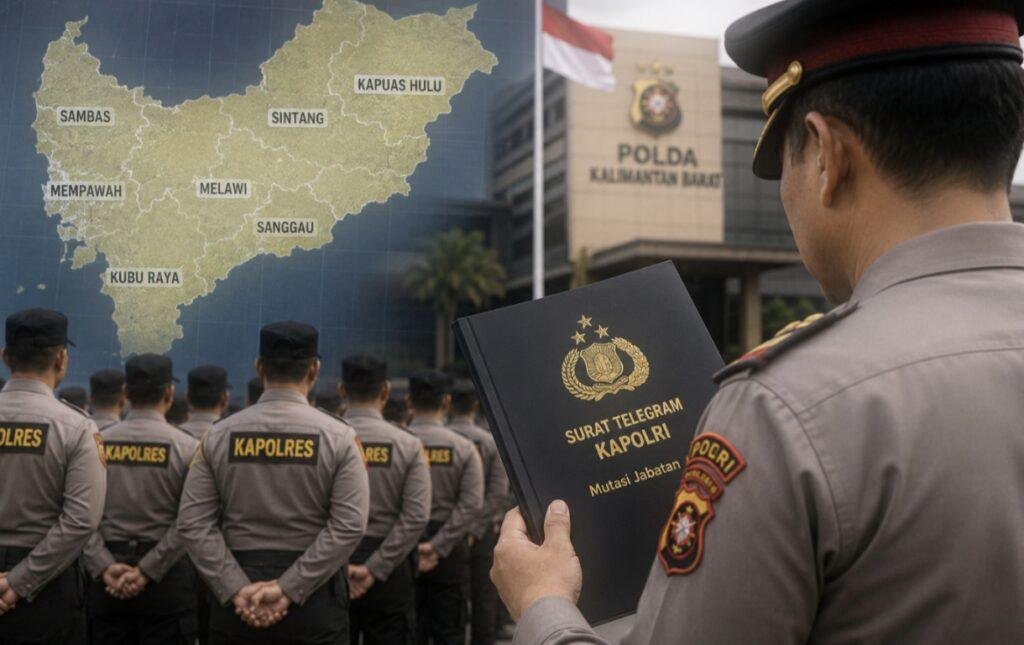 Warga Kalbar Wajib Tahu! Ini Daftar Kapolres Baru Hasil Mutasi Kapolri