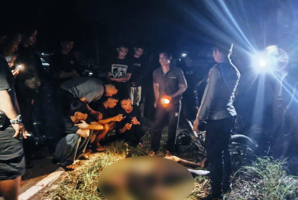 Tragedi Dini Hari di Sekayam, Motor Keluar Jalur hingga Makan Korban