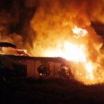 Rumah dan 2 Mobil Hangus Terbakar di Sungai Akar Sanggau
