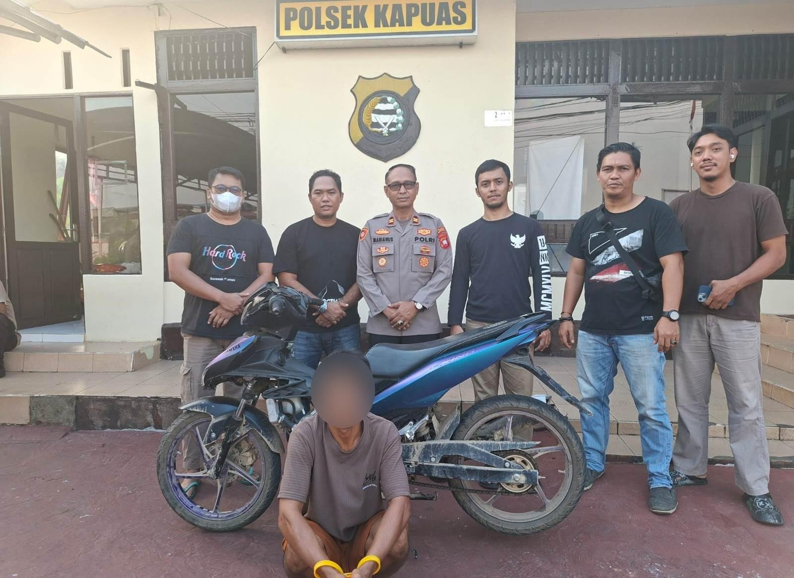 Yamaha MX-King Dicuri di Embaong, Polsek Kapuas Berhasil Amankan Pelaku