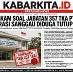 Bungkam Soal Jabatan 357 TKA PT KAN, Imigrasi Sanggau Diduga Tutupi Data Pekerja Asing
