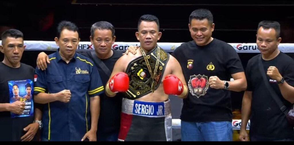 Ipda Yohanes Yordan Taklukkan Petinju Jakarta, Sabuk Emas Kapolda Kalbar Berhasil Diraih