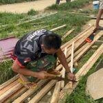 Satgas TMMD ke-130 Kodim 1210/Landak Mulai Bangun RTLH Milik Bapak Atat