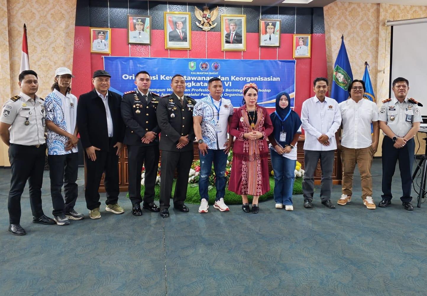 Dandim 1204/Sanggau Hadiri OKK PWI Kalbar, Tekankan Profesionalisme dan Sinergi TNI dengan Insan Pers