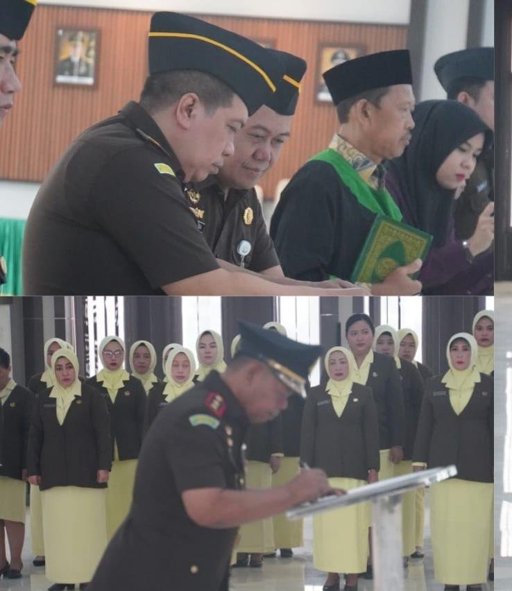 Lantik Kajari Sambas yang Baru, Kajati Kalbar Tekankan Integritas dan Pencegahan Korupsi