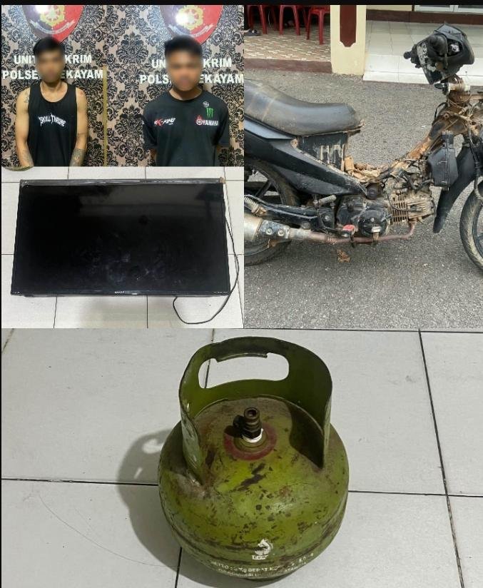 Dua Pelaku Pencurian Rumah Di Tangkap Polisi